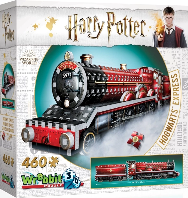 Puzle 3D WREBBIT Harry Potter Expreso de Hogwarts 460 piezas