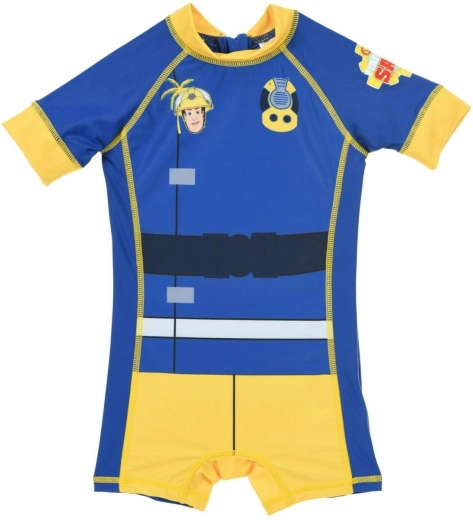 Bañador infantil para niño Bombero Sam con protección UV 50