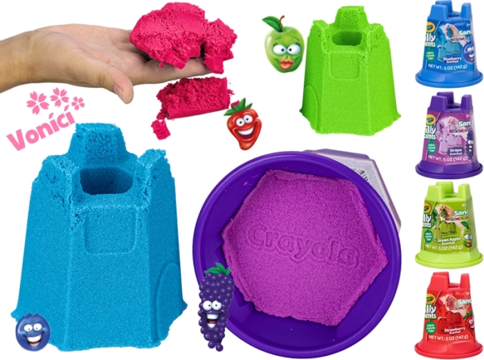Arena cinética perfumada Crayola 142 g para niños a partir de 3 años