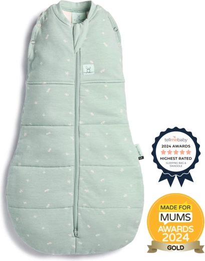 ErgoPouch arrullo y saco de dormir 2en1 Cocoon sage 2,5 TOG (6–12 meses)