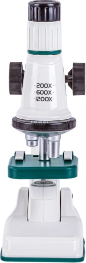 Microscopio de sobremesa con aumentos 200× / 600× / 1200×