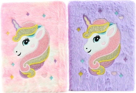 Diario de felpa Unicornio