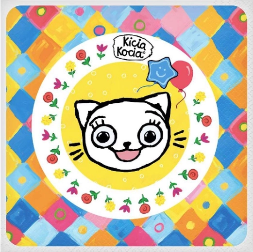 Servilletas de papel KICIA KOCIA, 20 uds.
