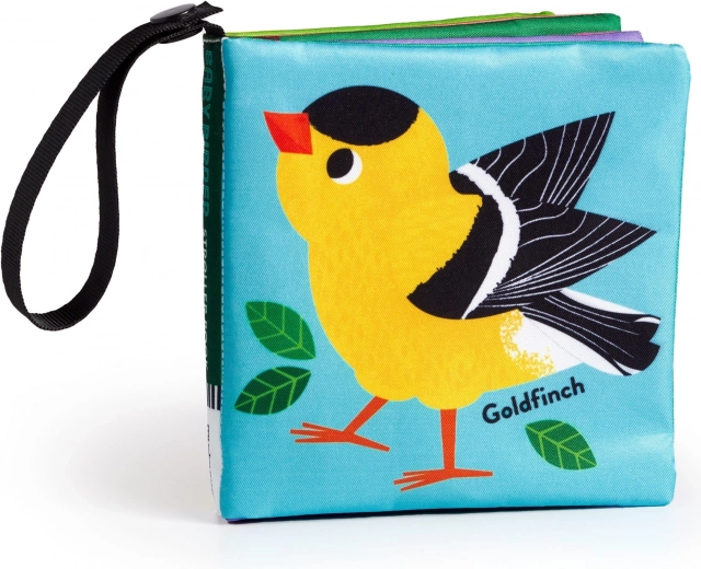 Mudpuppy Libro de tela para cochecito Pajarito