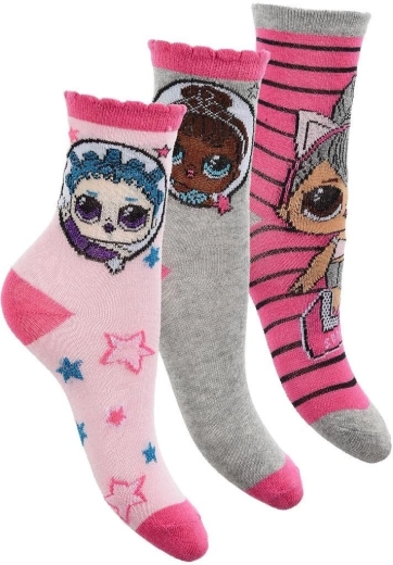 Calcetines infantiles LOL Surprise! - 3 pares