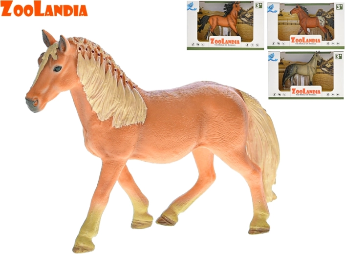 Zoolandia figura de plástico de caballo 12–15 cm
