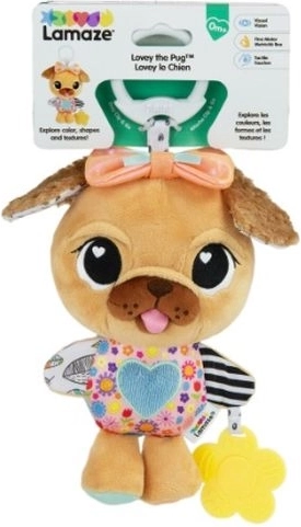 TOMY Lamaze juguete colgante Carlina, el pug Marlenka