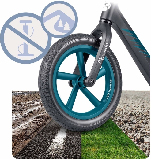 Ruedas de PU de 12" para una conducción suave