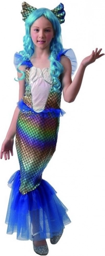 Disfraz de carnaval de sirena para niños