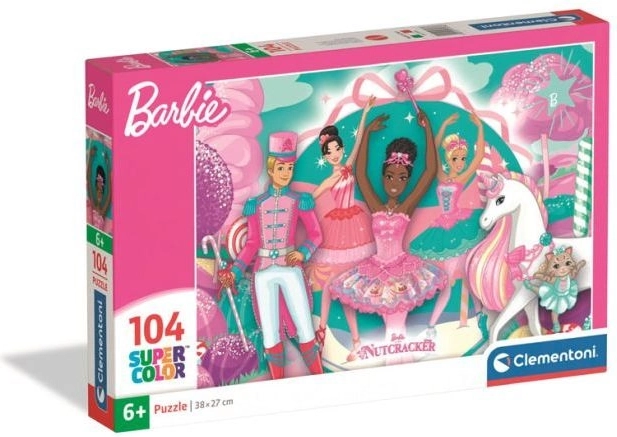 Puzzle infantil Clementoni SuperColor Barbie y El Cascanueces de 104 piezas