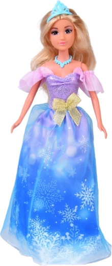 Princesa con vestido brillante