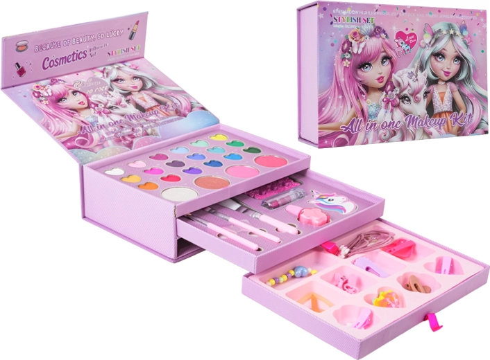 Estuche de cosméticos infantiles para princesas