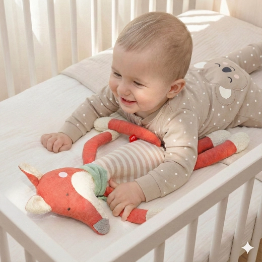Suave y fácil de agarrar para bebés