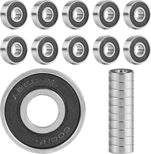 Rodamientos ABEC 9 para patinetes, skateboards y patines – set de 10 uds.