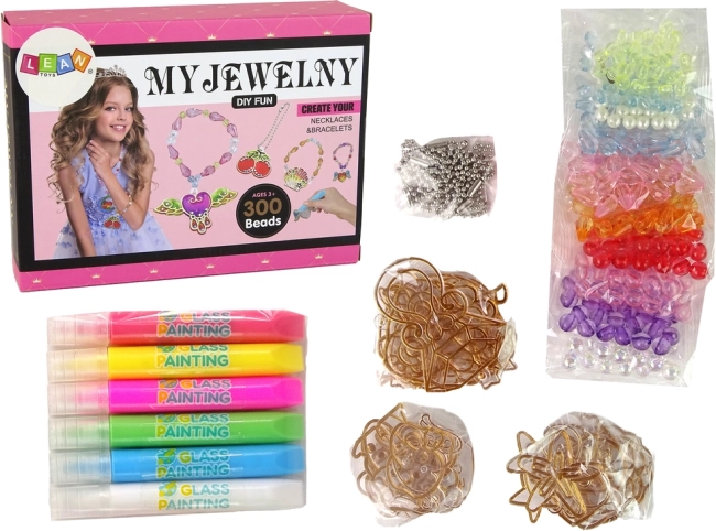 Set para hacer joyas DIY con rotuladores y cuentas