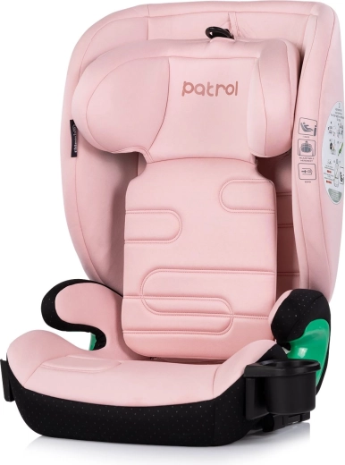 Silla de coche Chipolino Patrol i-Size ISOFIX powder pink 100–150 cm