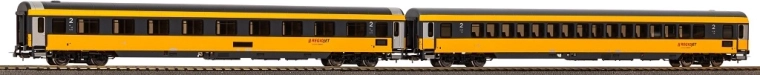 Set Piko de 2 coches de pasajeros de 2.ª clase REGIOJET H0