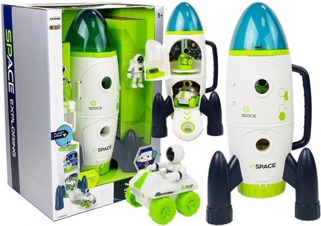 Cohete espacial infantil con luces y sonidos