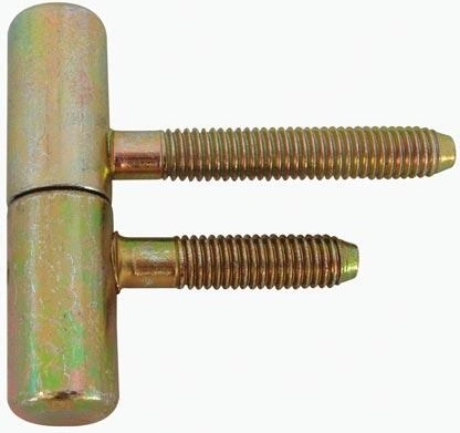 Bisagra de puerta 60/10 M8, zincado amarillo