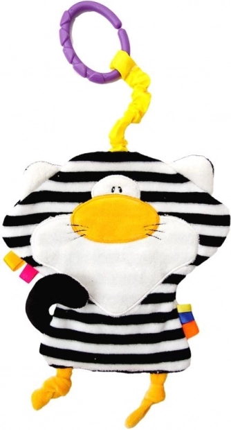 Peluche con lazo – gata Pasiak para bebés