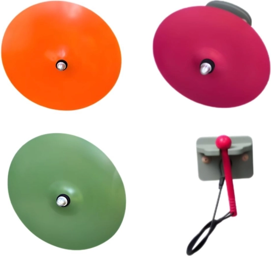 Masterkidz platos de percusión para exterior para tablero STEM