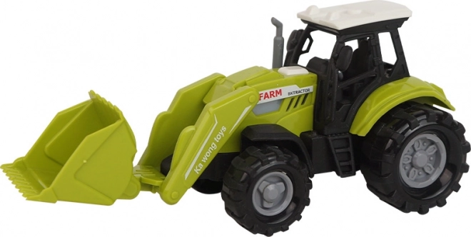 Tractor agrícola con cargador con luces y sonidos