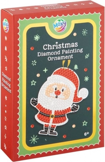Pintura de diamantes Moxy – adorno navideño Santa