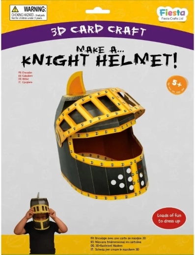 Set creativo de máscara 3D Casco Fiesta Crafts