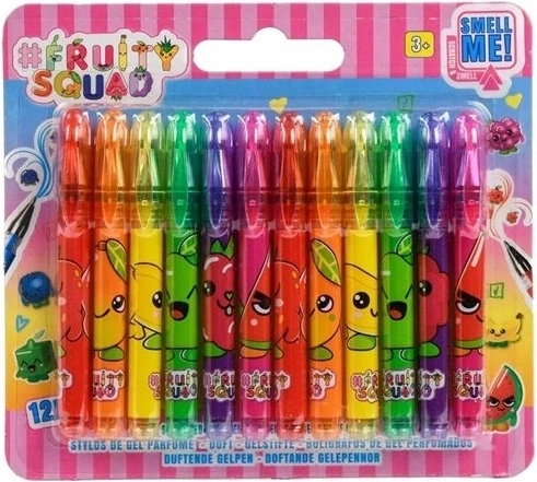 Fruity Squad set aromático de mini bolígrafos de gel (12 uds.)