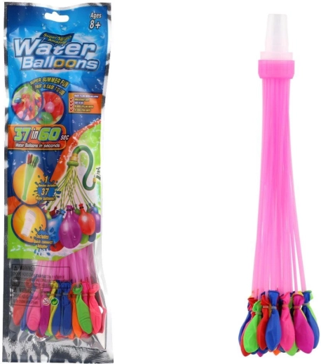 Bombas de agua con adaptador de auto-llenado – 37 globos