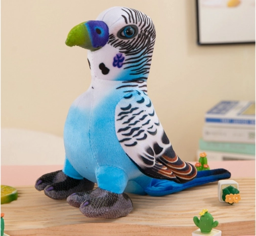 Loro de Peluche Azul 20 cm