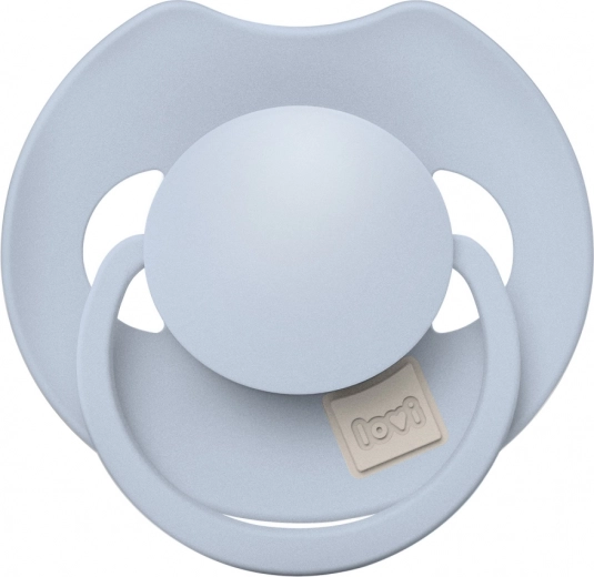Chupete dinámico de silicona LOVI PRIME 0–6 meses baby blue