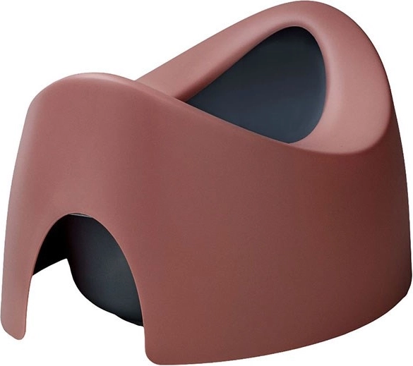 Orinal infantil ergonómico reversible con cubeta Teggi rosa
