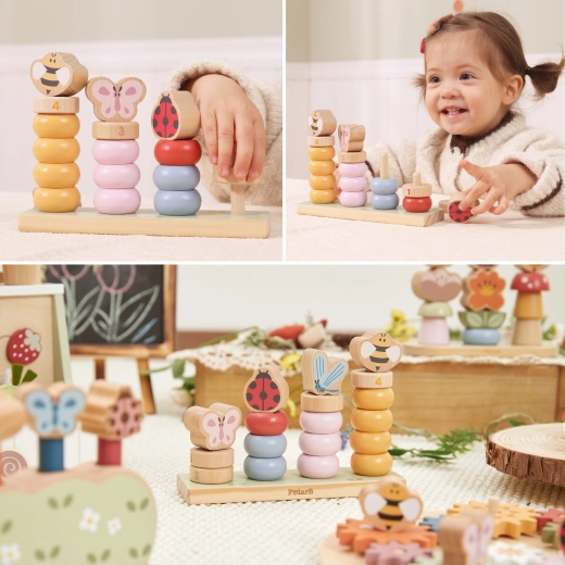 Los adorables motivos de insectos motivan a aprender