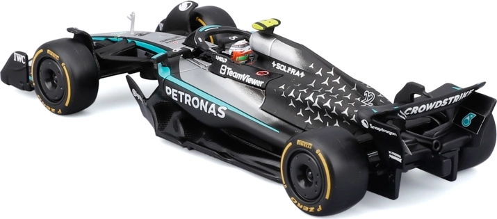 Detalles fieles del Mercedes-AMG Petronas W16 (2025)