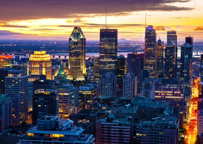 Puzle Montreal nocturno 1000 piezas