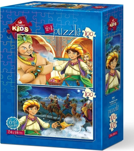 Puzle Aladín y la lámpara mágica 2×100 piezas