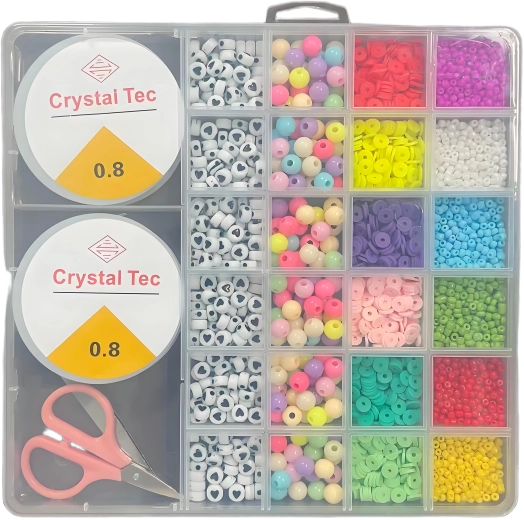 Set de caja con cuentas – 26 compartimentos