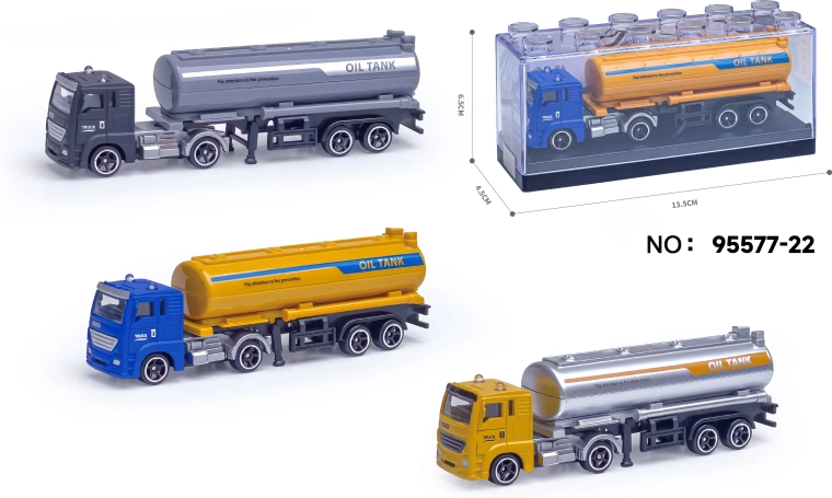 Modelo metálico de camión cisterna 1:64