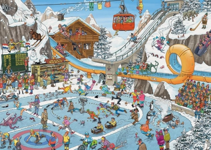 Puzzle JvH Juegos de invierno 1000 piezas