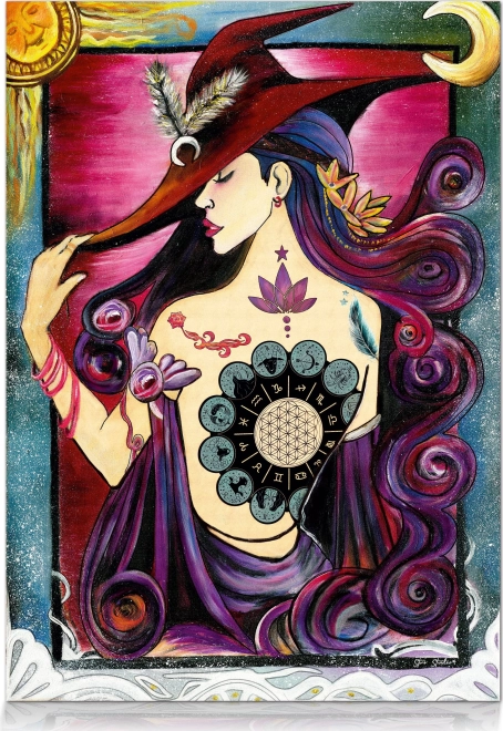 Puzzle Dama del zodiaco 1000 piezas