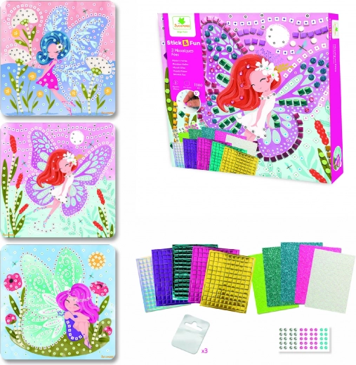 Kit de mosaico para niños - hadas