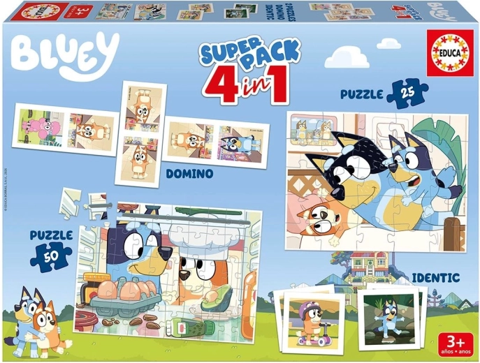 Educa set de juegos Bluey 4 en 1