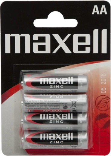 Pilas de zinc AA R6 de 1,5 V, 4 unidades