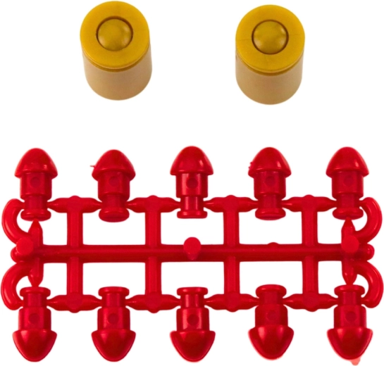 Cartuchos de plástico blandos para un juego más seguro