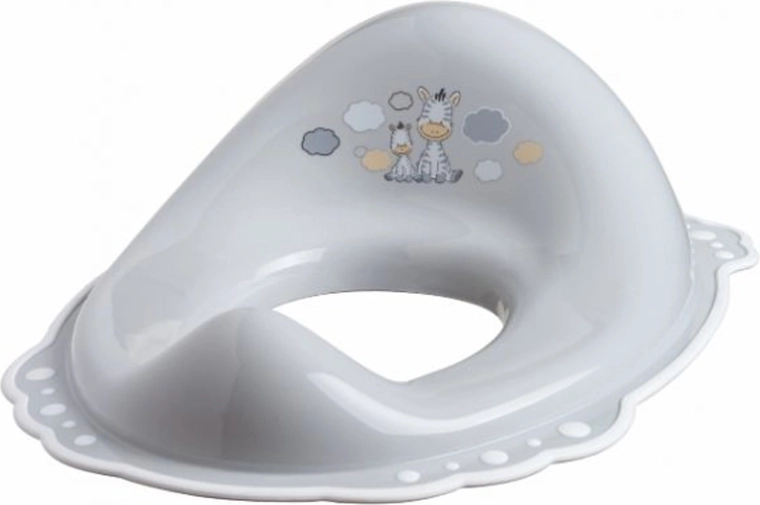 Reductor para WC con antideslizante MALTEX Zebra, gris