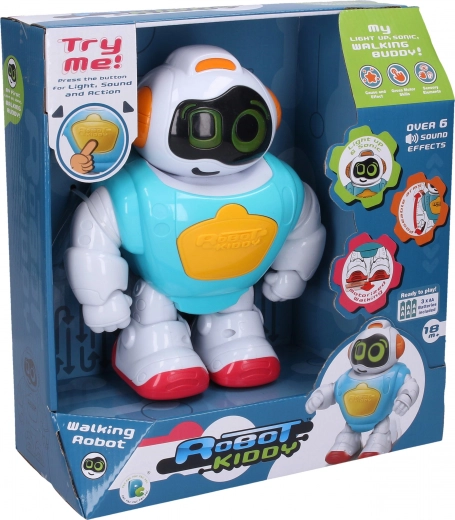Robot Kiddy caminante con efectos 21 cm