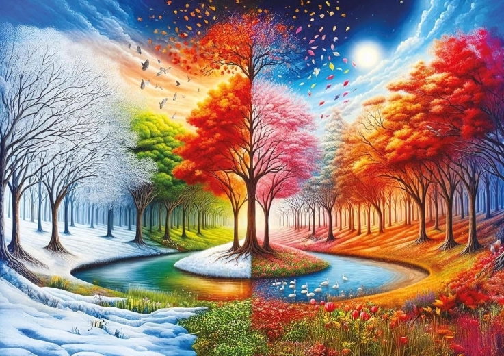 Puzzle Cuatro mundos 2000 piezas ART PUZZLE