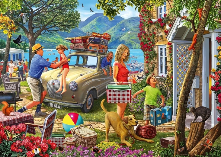 Puzzle Refugio de vacaciones 1000 piezas