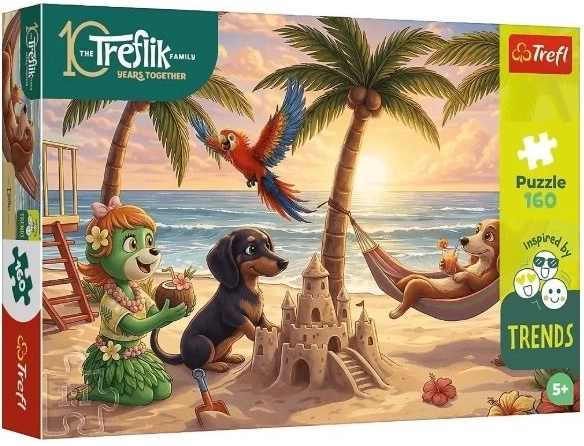 Puzzle Trefl Trends preocupaciones de los tejones 160 piezas